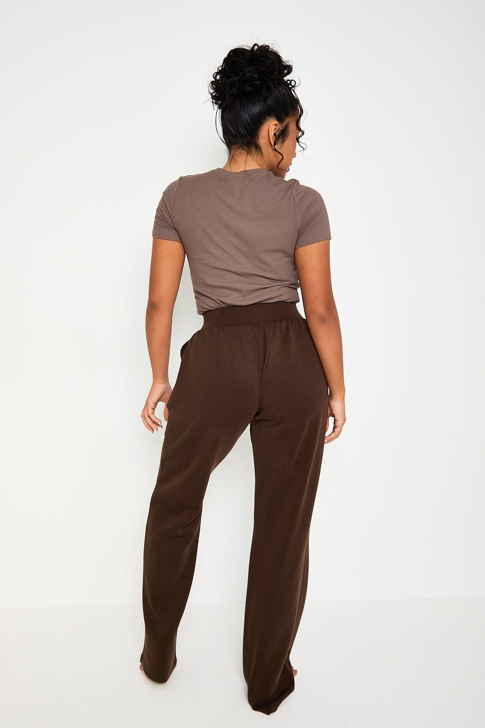 Ribbed T-Shirt - Mocha