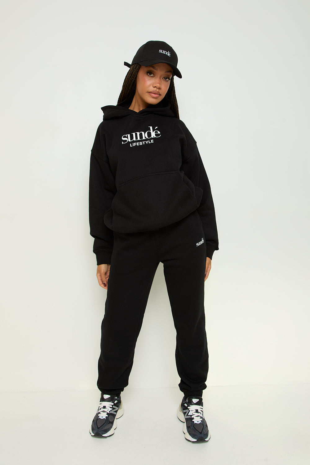 Iconic Oversized Hoodie - Black