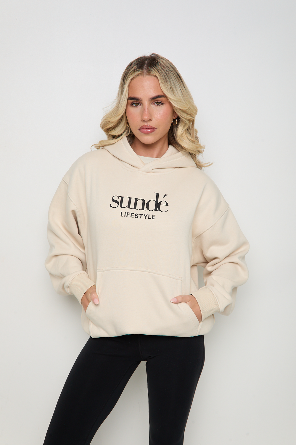 Iconic Oversized Hoodie - Cream