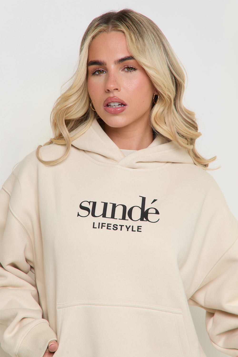 Iconic Oversized Hoodie - Cream