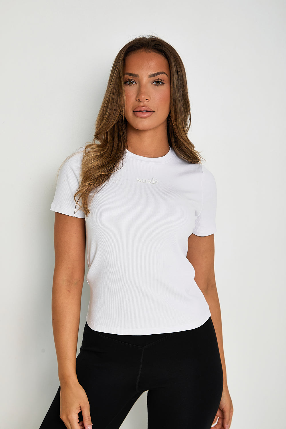 Ribbed T-Shirt - White